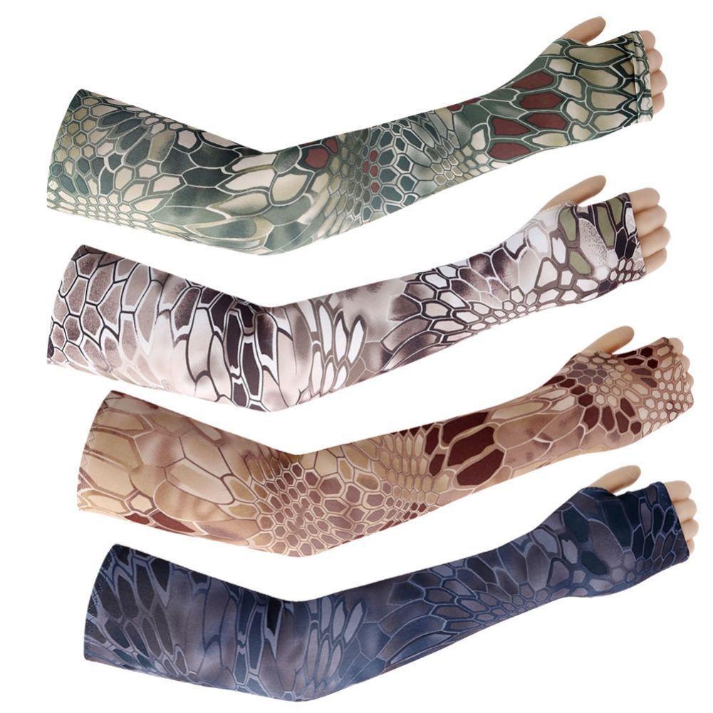 Mangas Brazos Camuflaje Phyton Sol Protección Solar Verano-3