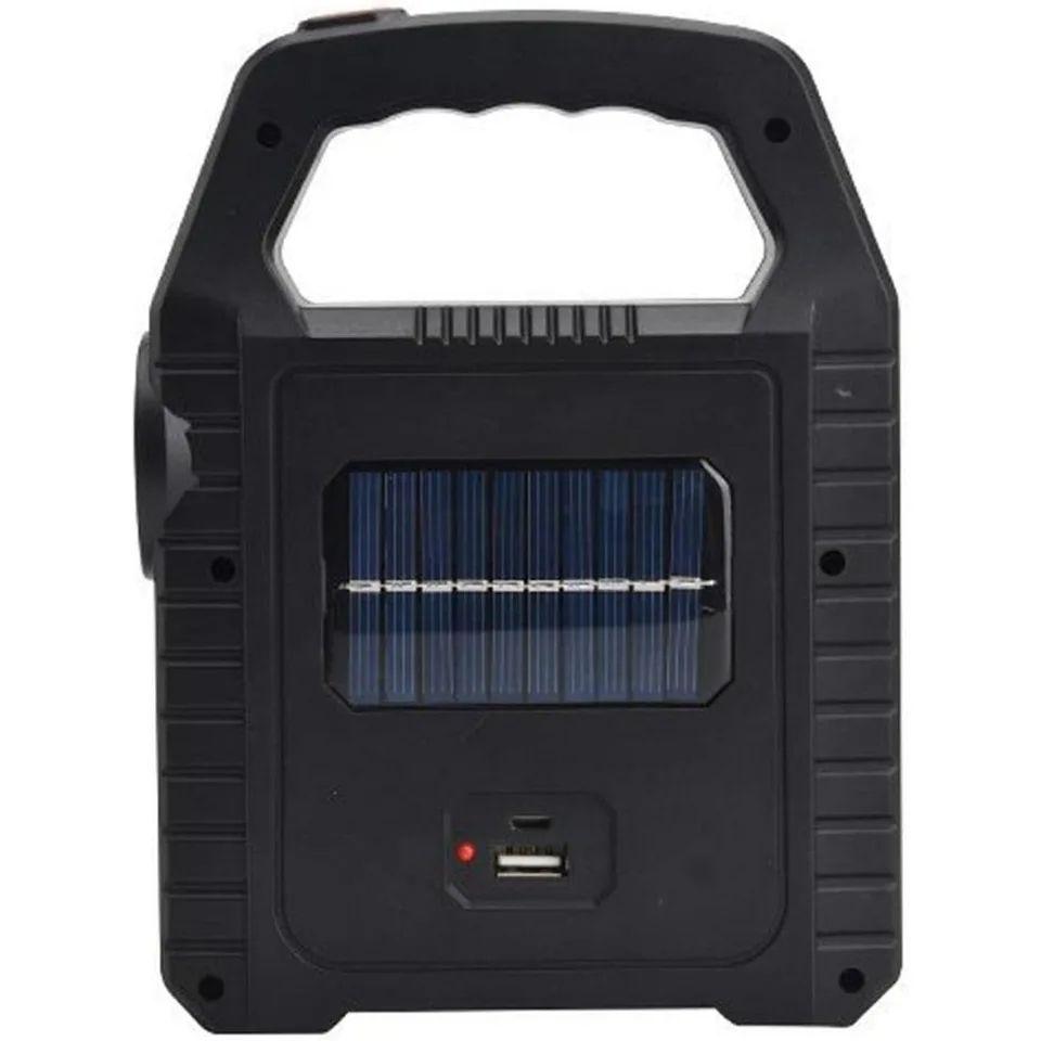 Lampara Linterna Solar Y Recargable Usb Emergencia-2