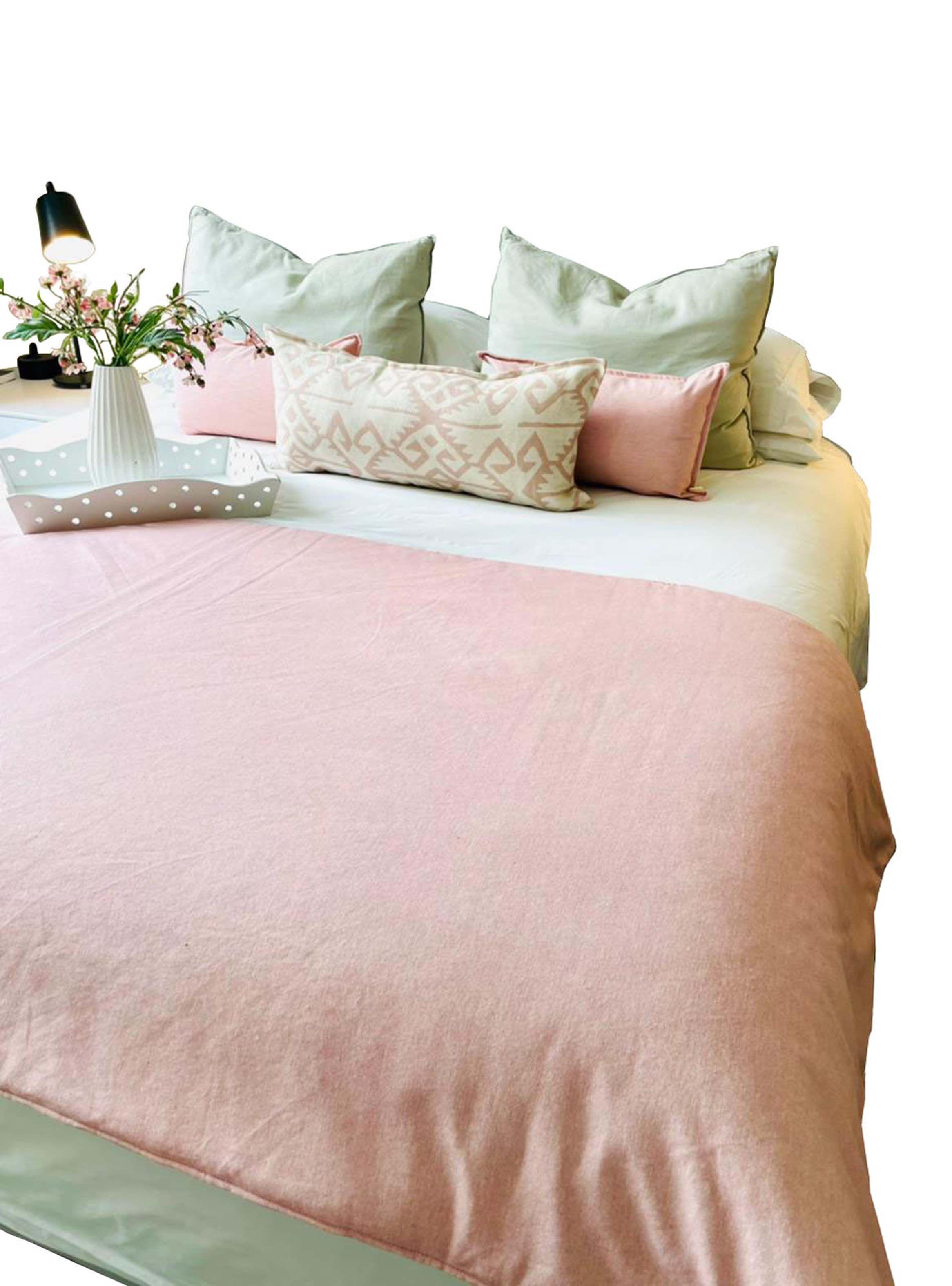 Piecera Duo Palo Rosa / Gris Claro 270 x 95 cm-0