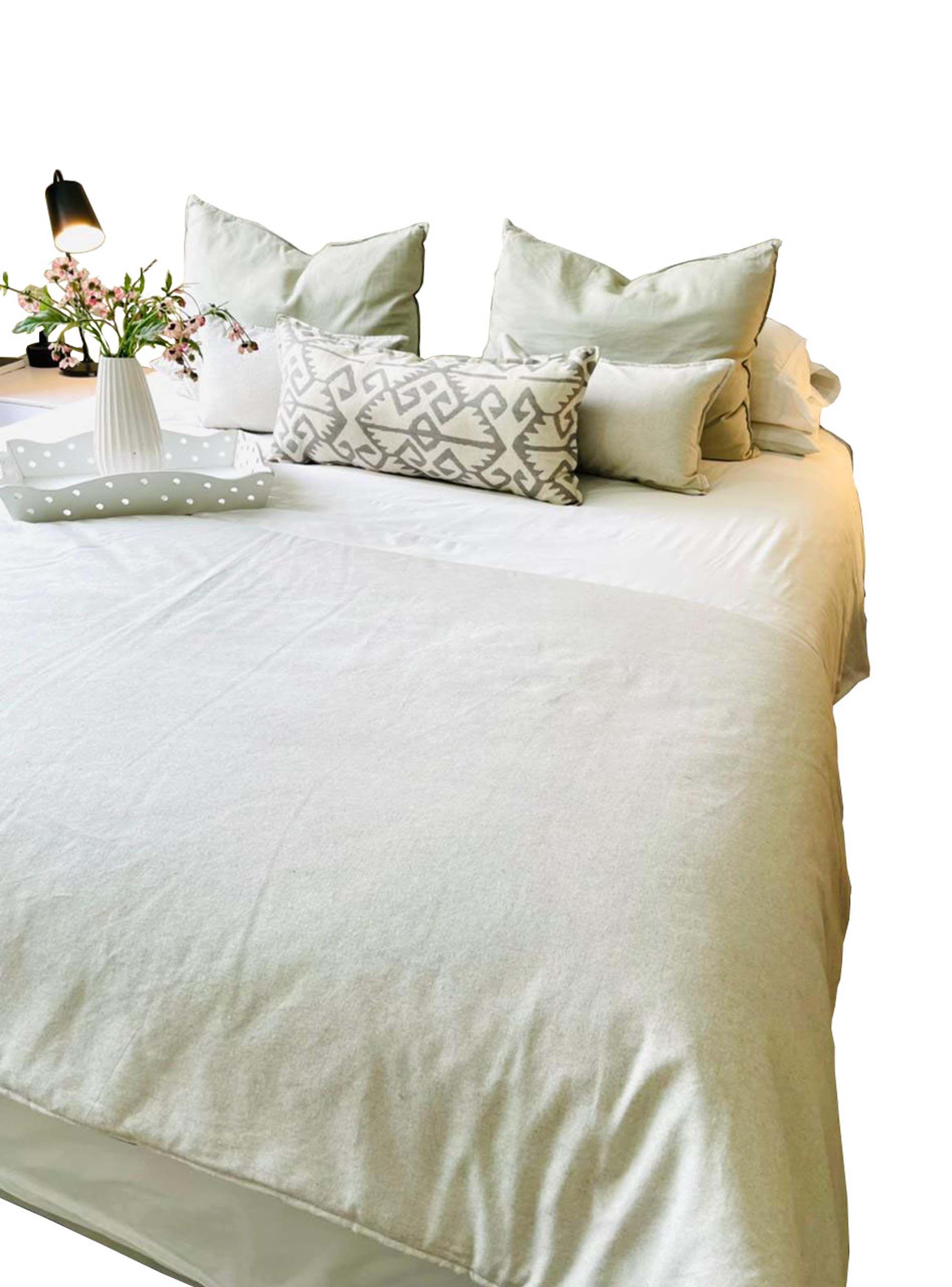 Piecera Duo Palo Rosa / Gris Claro 270 x 95 cm-1