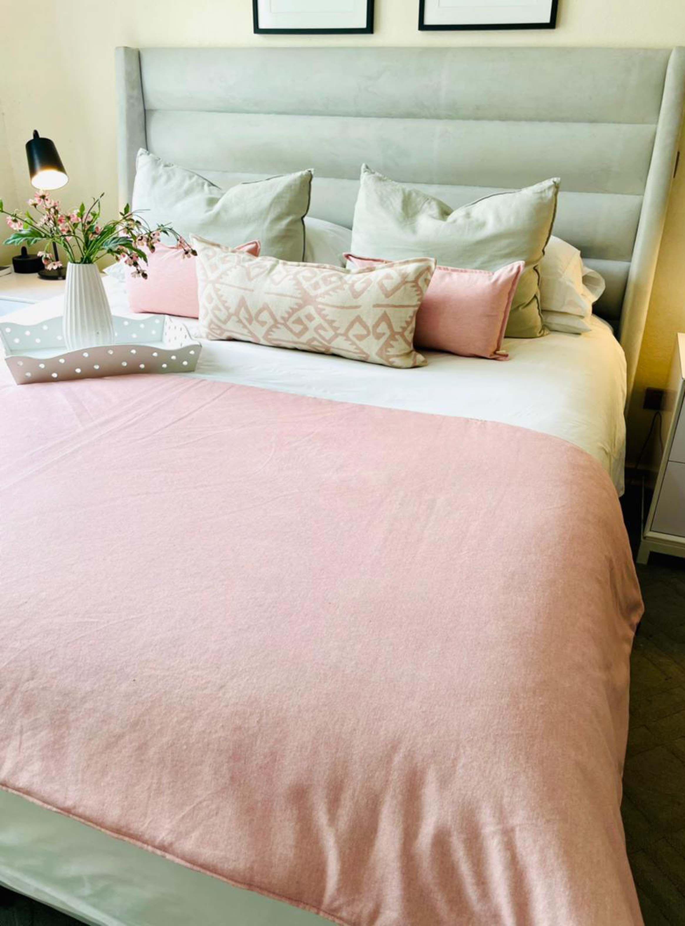 Piecera Duo Palo Rosa / Gris Claro 270 x 95 cm-2