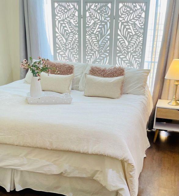 Set Piecera Lino Crudo 80 x 140 + 1 cojín 50 x 30 cm Antonia Paz-2