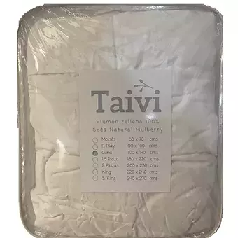  Plumón Relleno de Seda Natural - Pack& Play-0