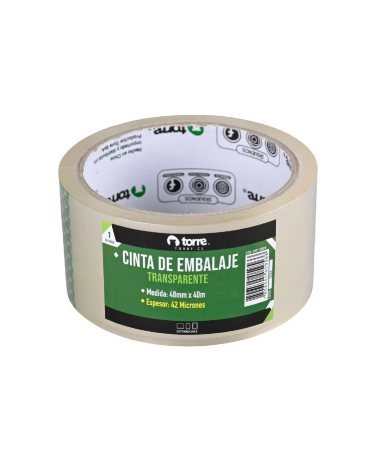 Cinta Embalaje Transp 48MM X 40m Torre-0