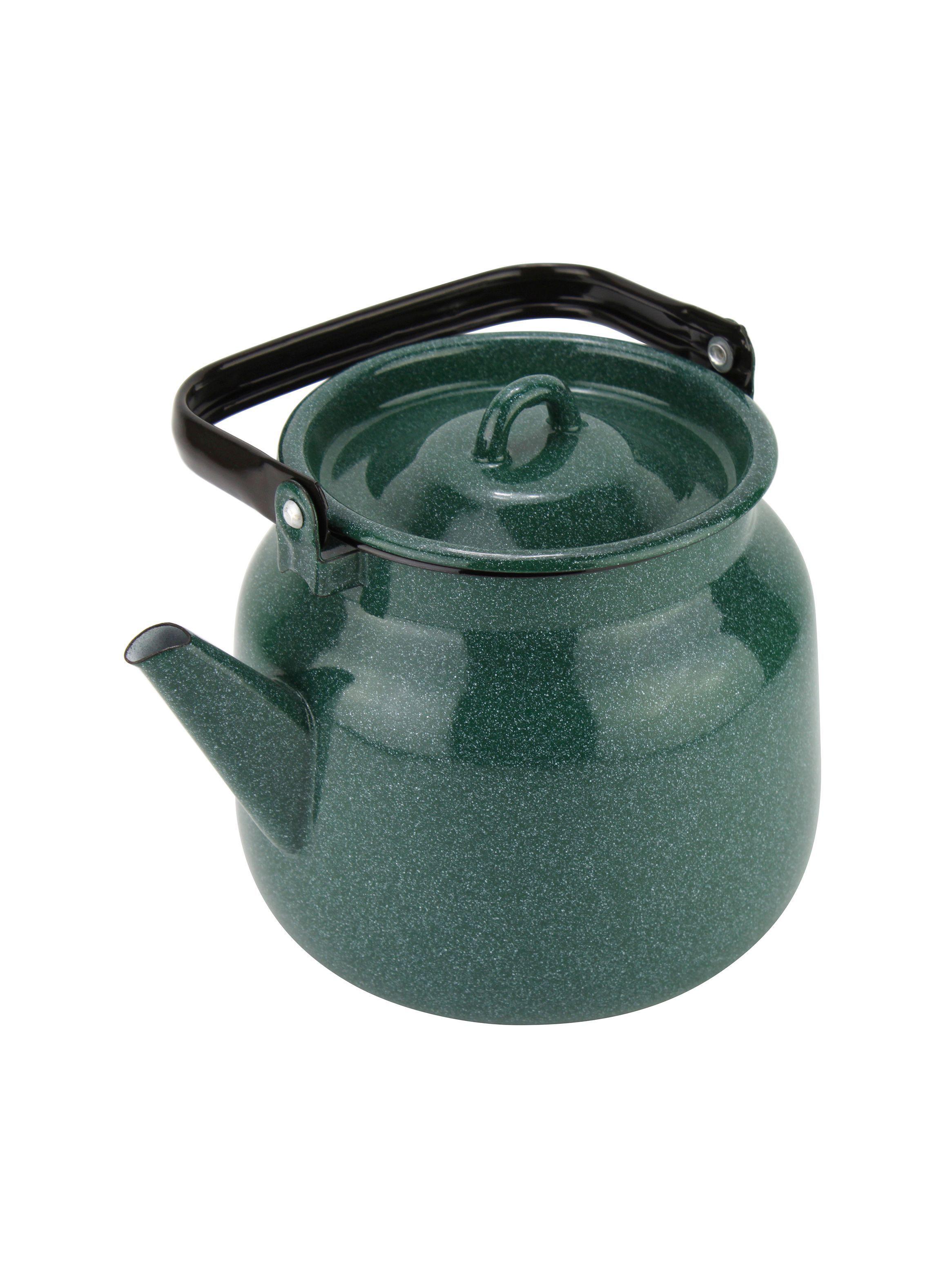 Tetera Acero Esmaltado 2L Verde Fundo-1