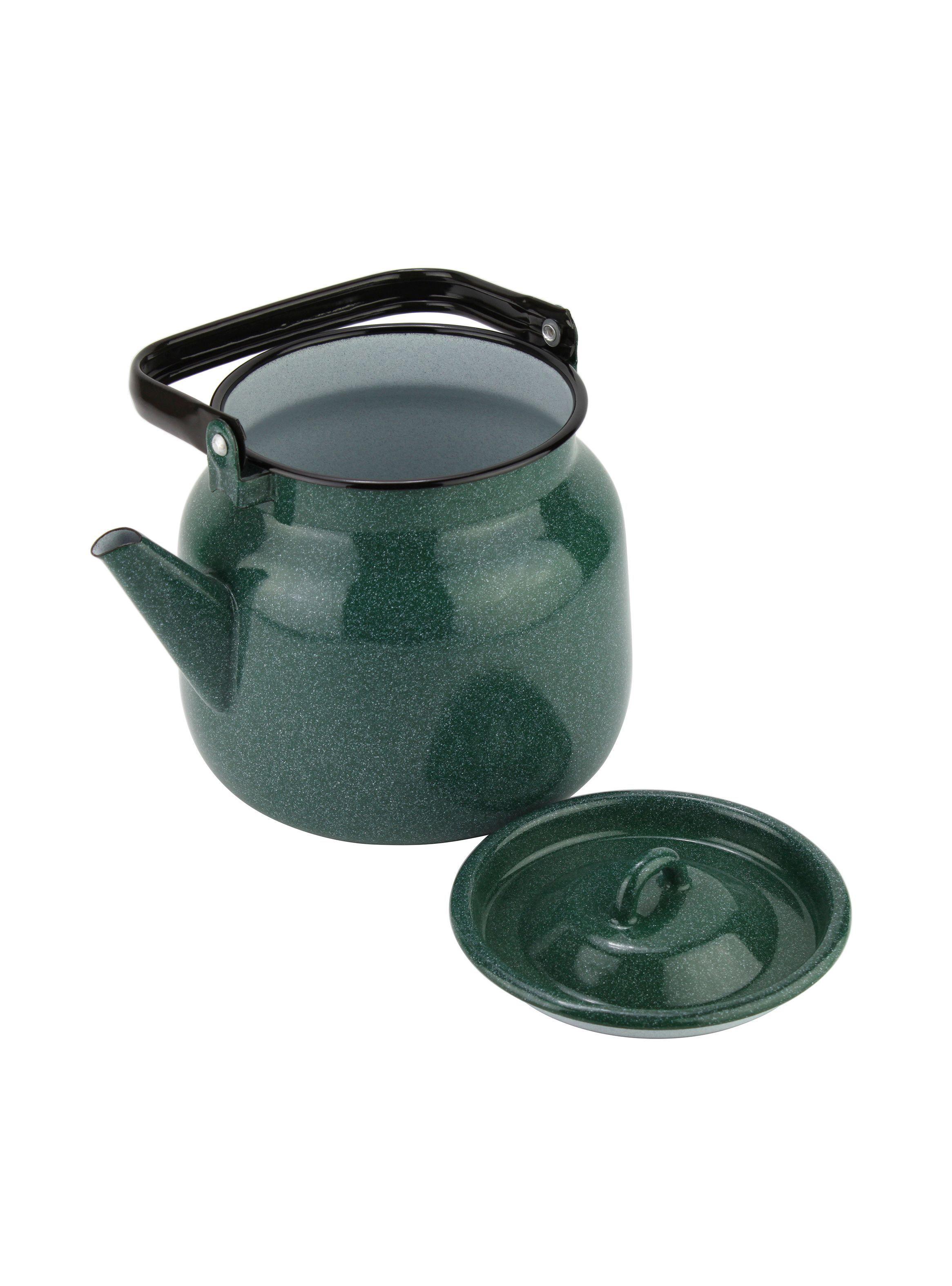 Tetera Acero Esmaltado 2L Verde Fundo-2