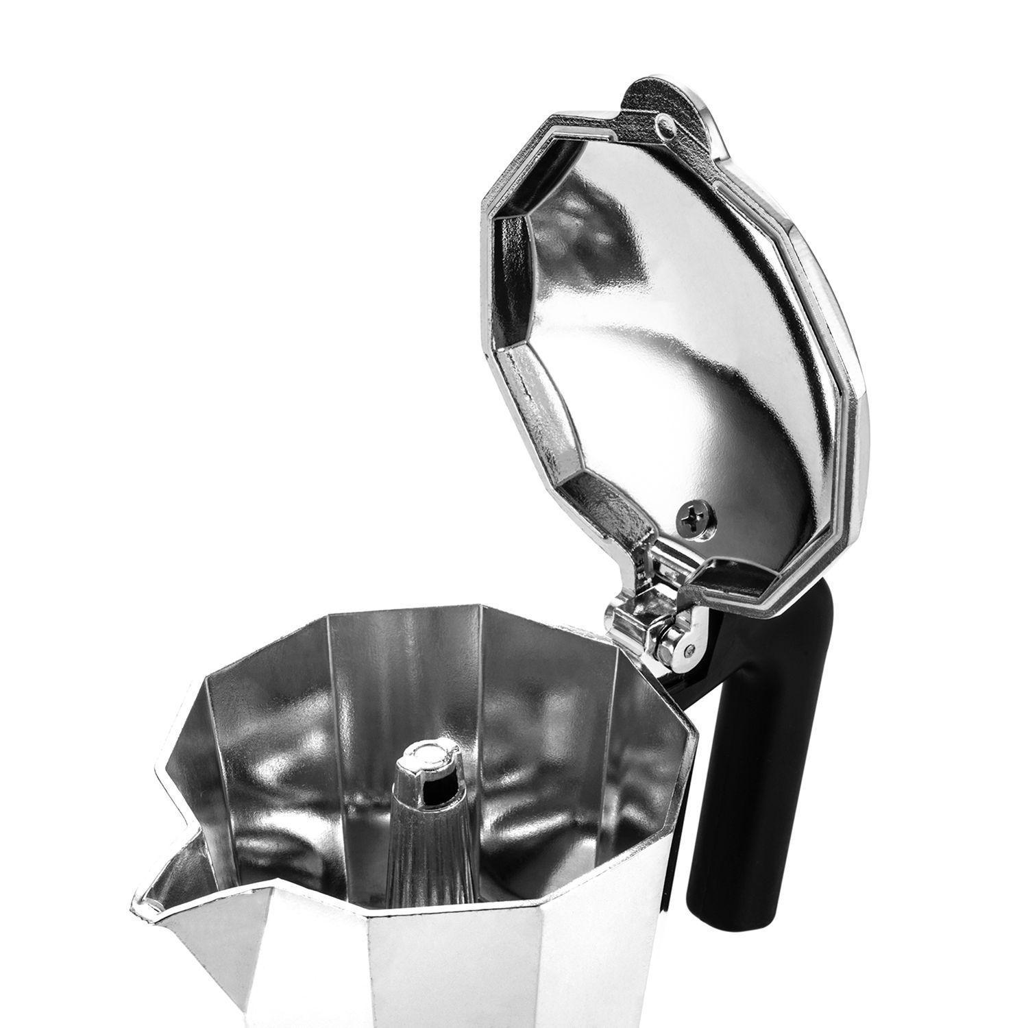 Cafetera Italiana Inoxidable 9 Tazas Cupy-2