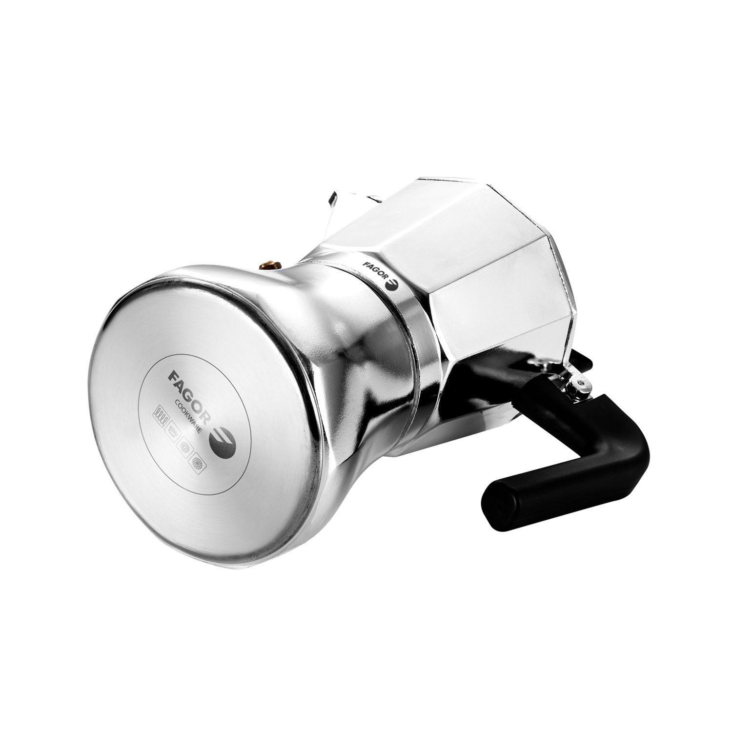 Cafetera Italiana Inoxidable 6 Tazas Cupy-5