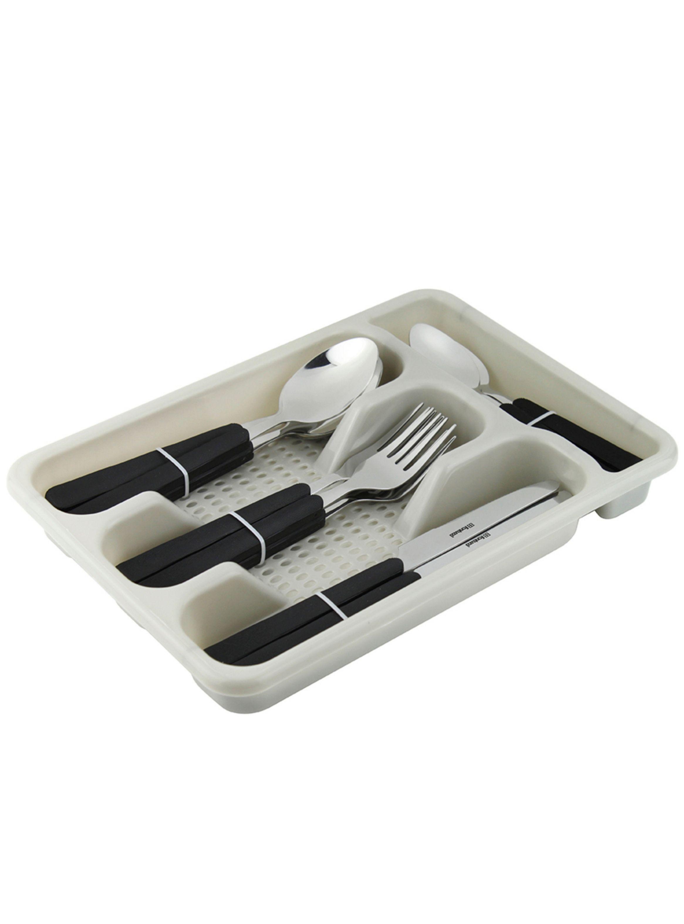 Cubertería acero inoxidable 16 piezas Roma bandeja-2