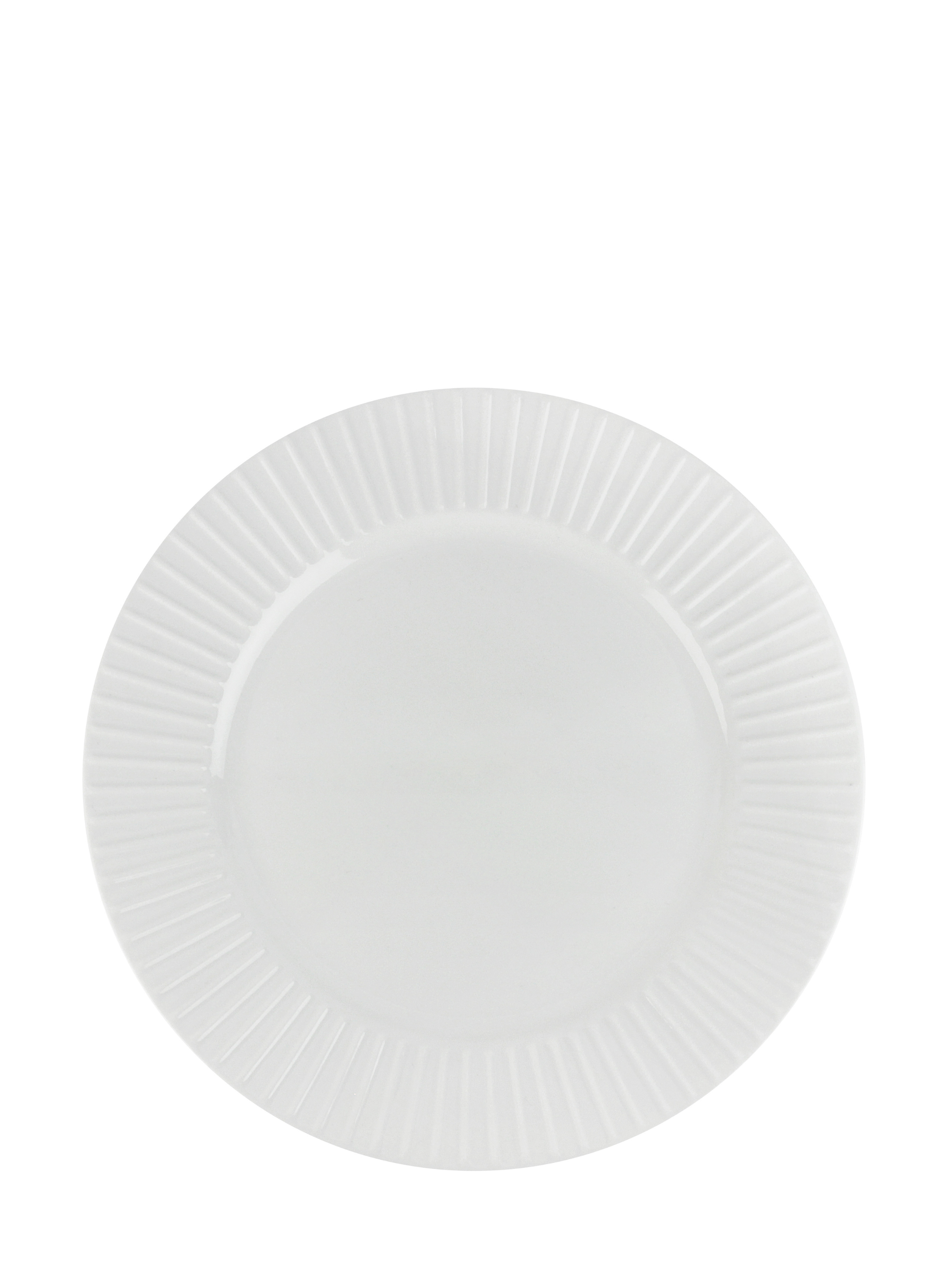 Juego vajilla porcelana 20 piezas blanco -2