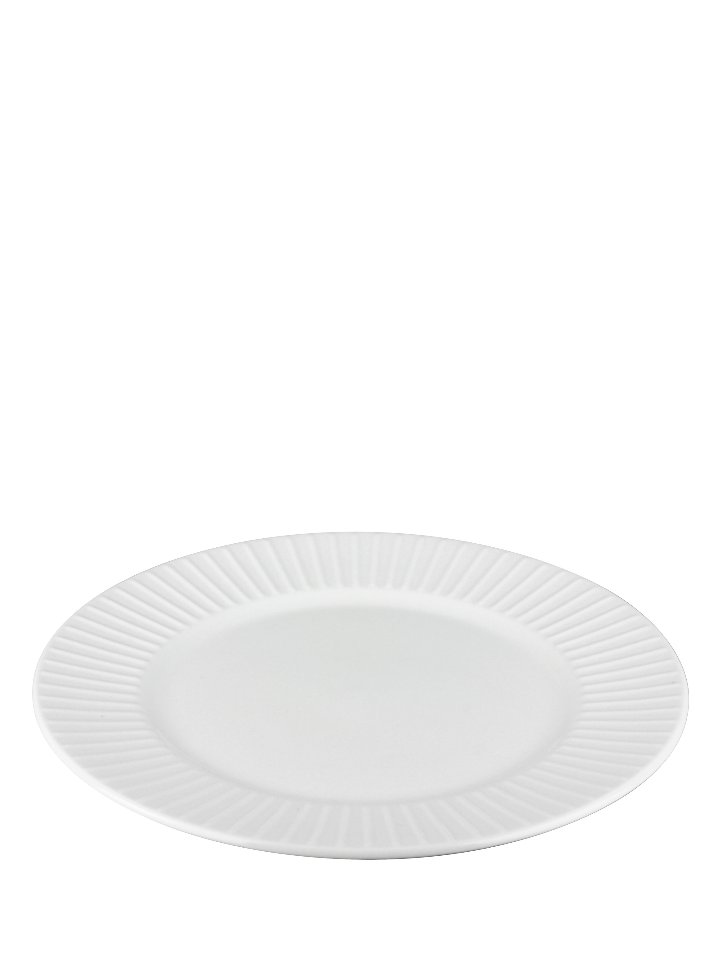 Juego vajilla porcelana 20 piezas blanco -3