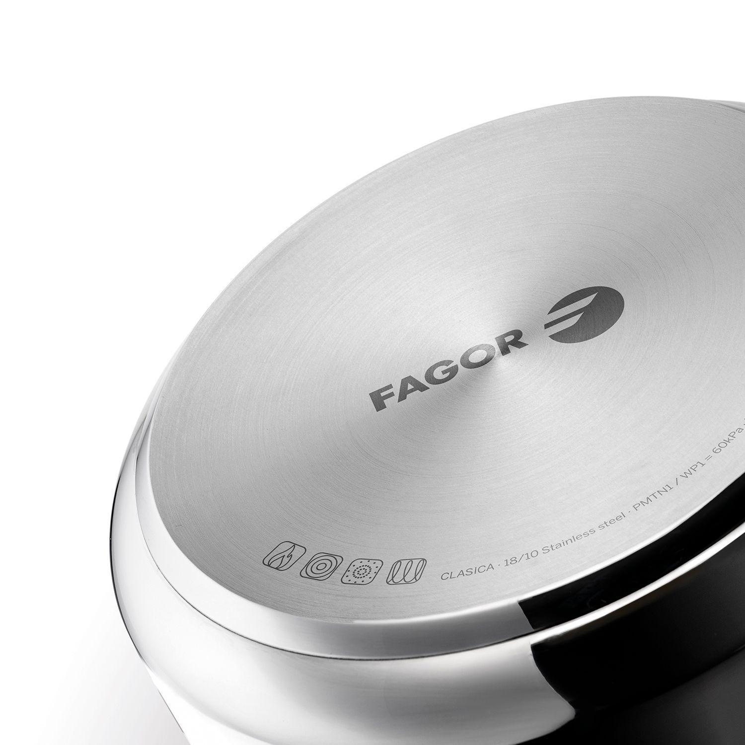 Olla Presión Inoxidable 8L Clásica Fagor-2