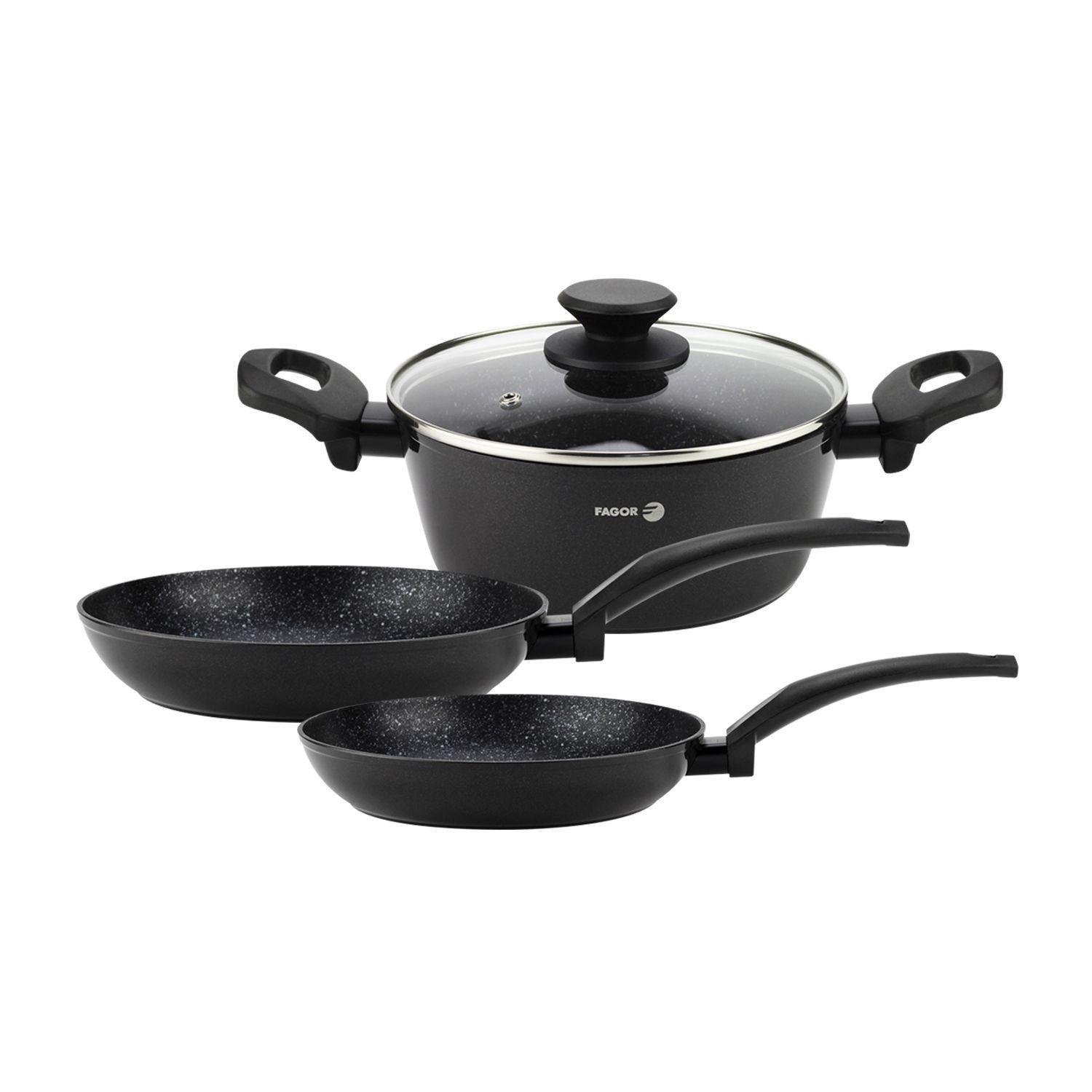 Batería Cocina Aluminio Forjado 4pzas Vivant-0