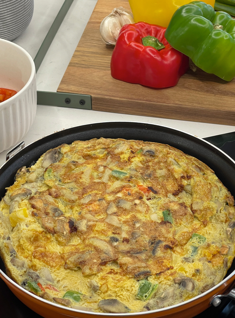 Sartén Omeletera Dúo 24cm Naranja Gourmet-3