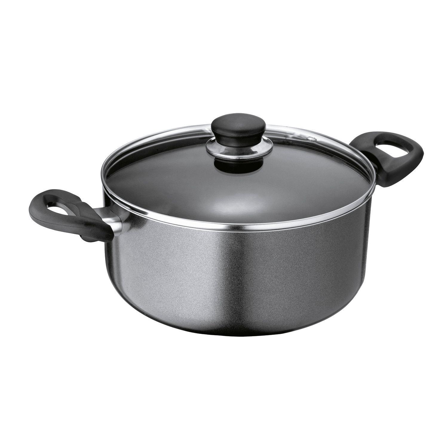 Batería de cocina de aluminio 8 Piezas Gris Gourmet-2