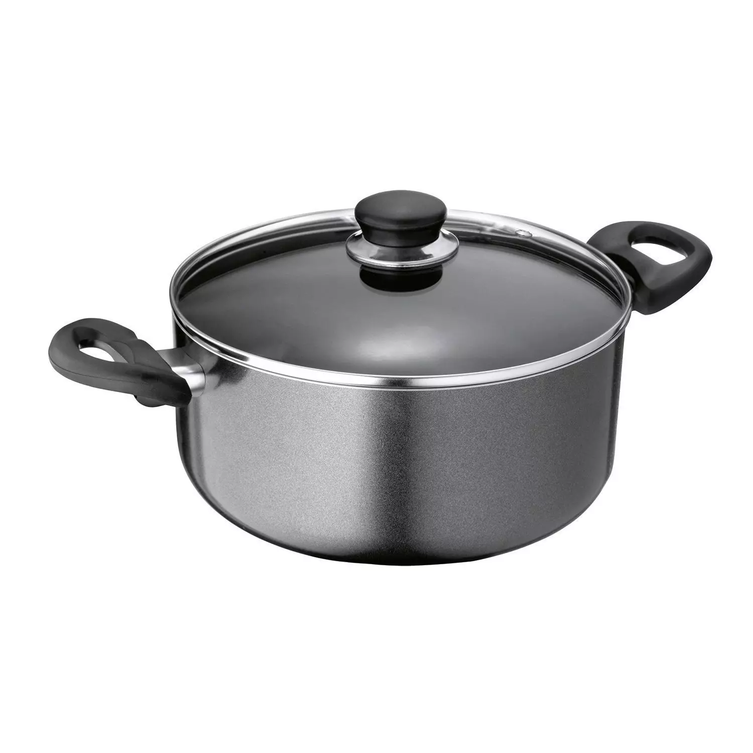 Batería Cocina Aluminio 8pzas Gris Gourmet-2