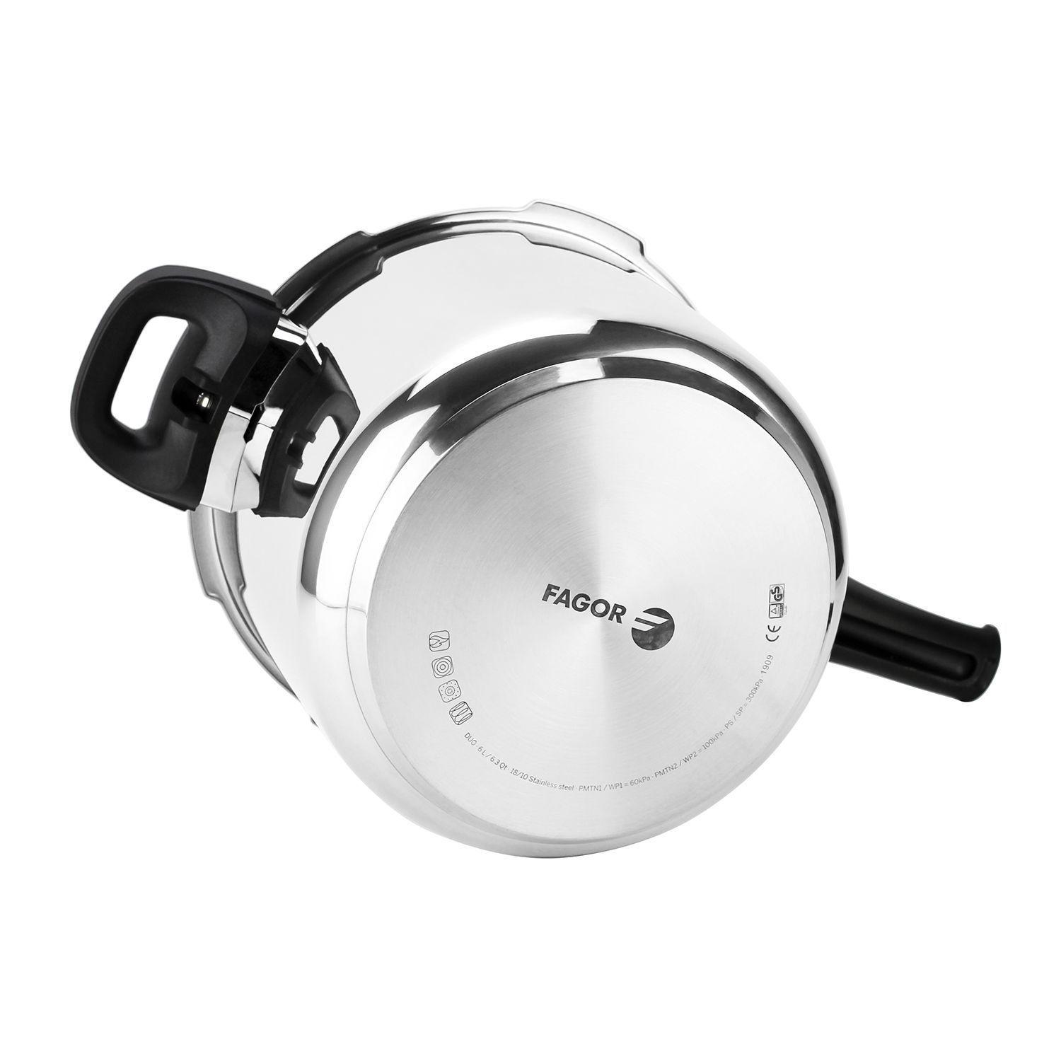 Olla Presión Inoxidable 8L Dúo Fagor-1