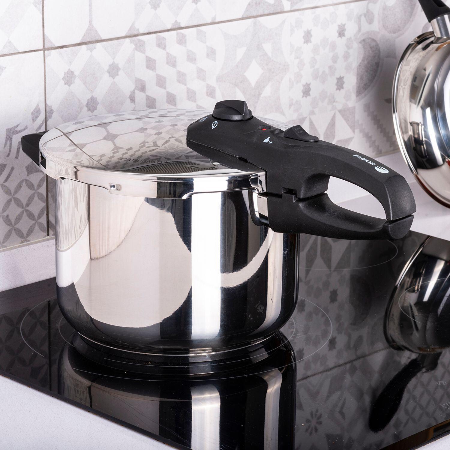 Olla Presión Inoxidable 6L Dúo Fagor-5