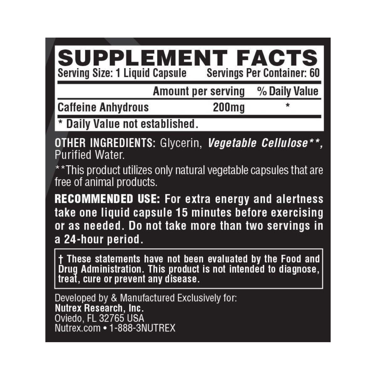 CAFEINA 200 MG 60 SERVICIOS NUTREX-2