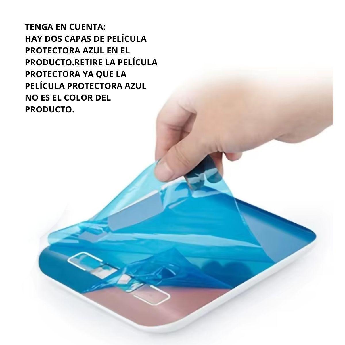 Balanza Digital Cocina Rosa 10kg | Gramera Precisa Acero Inoxidable LCD-2