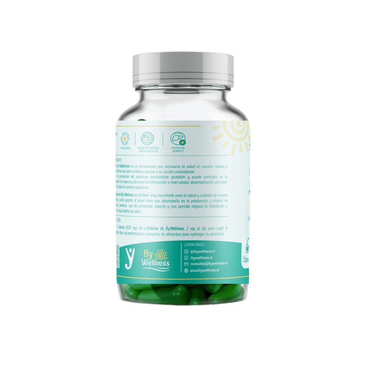 Protector Hepático L-cisteina 600 Mg 100 Caps-2