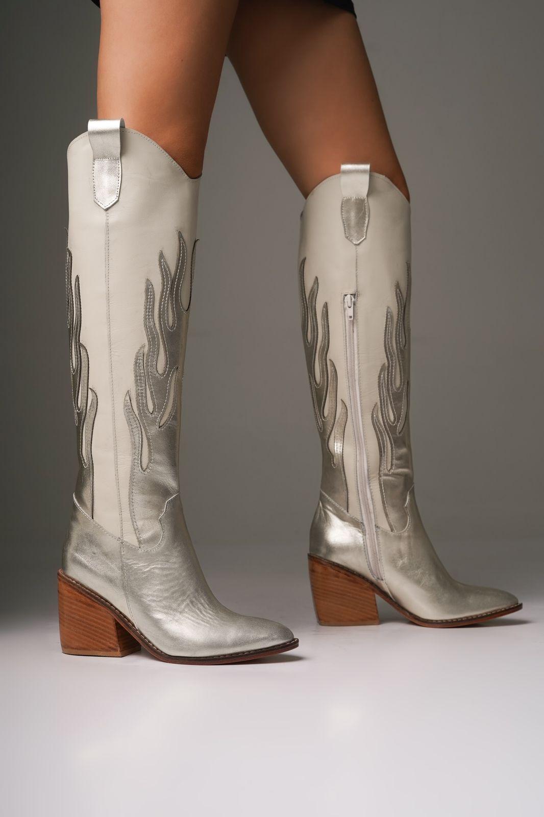 Bota Fouca design Blanco-0