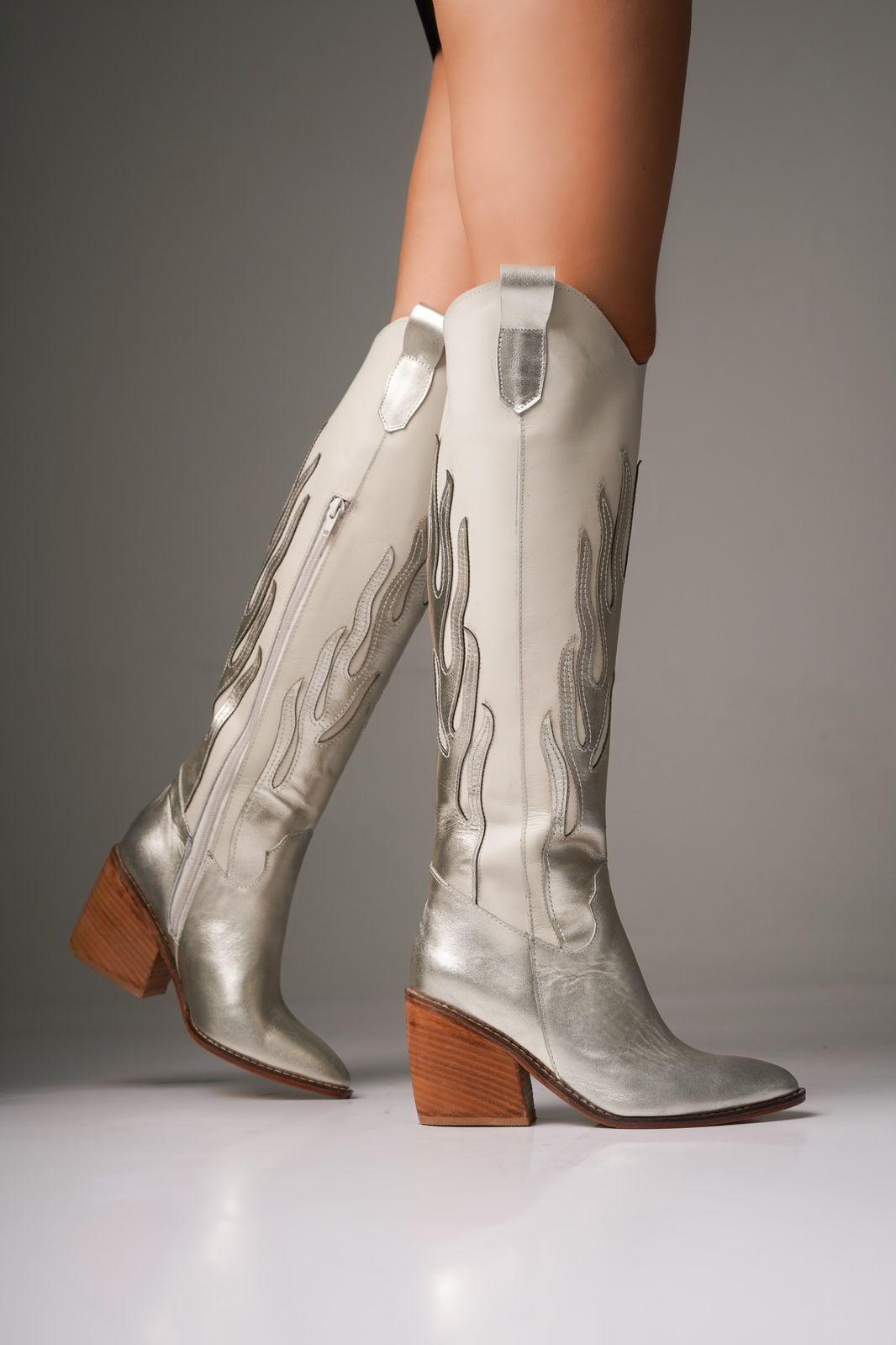 Bota Fouca design Blanco-1