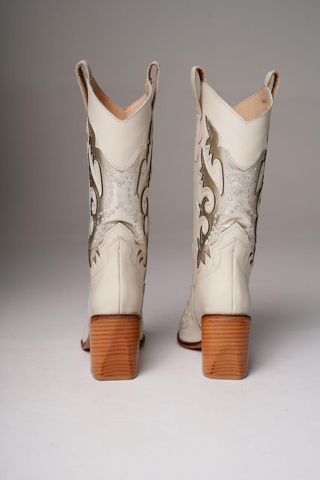 Bota Texana Argras Euro Blanco-2