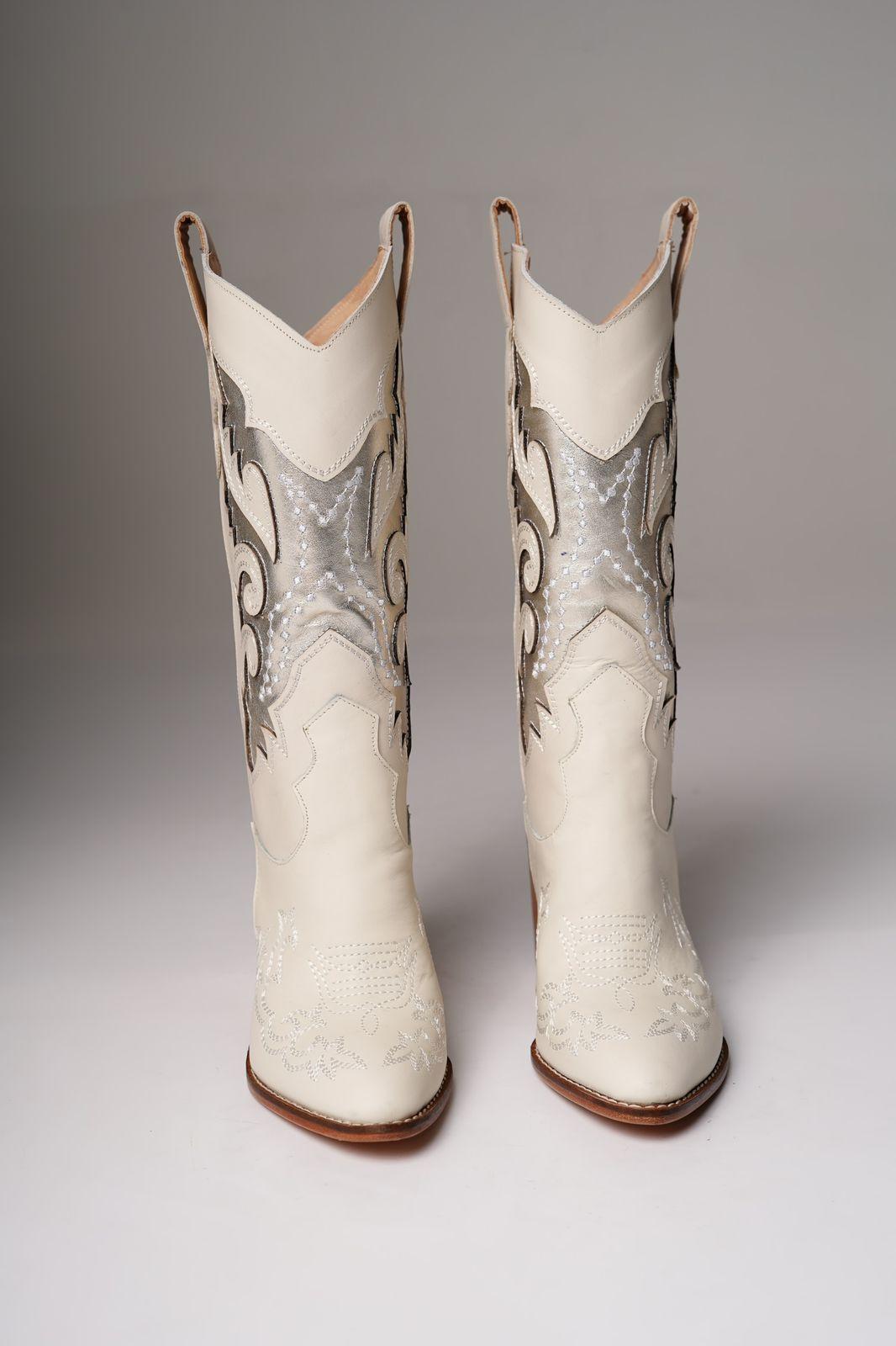 Bota Texana Argras Euro Blanco-3