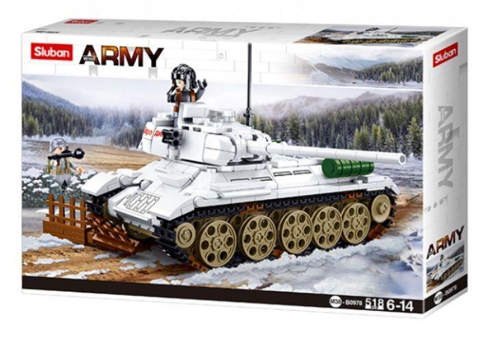 Tanque 2da Guerra Mundial T-34 Blanco RUSO-1