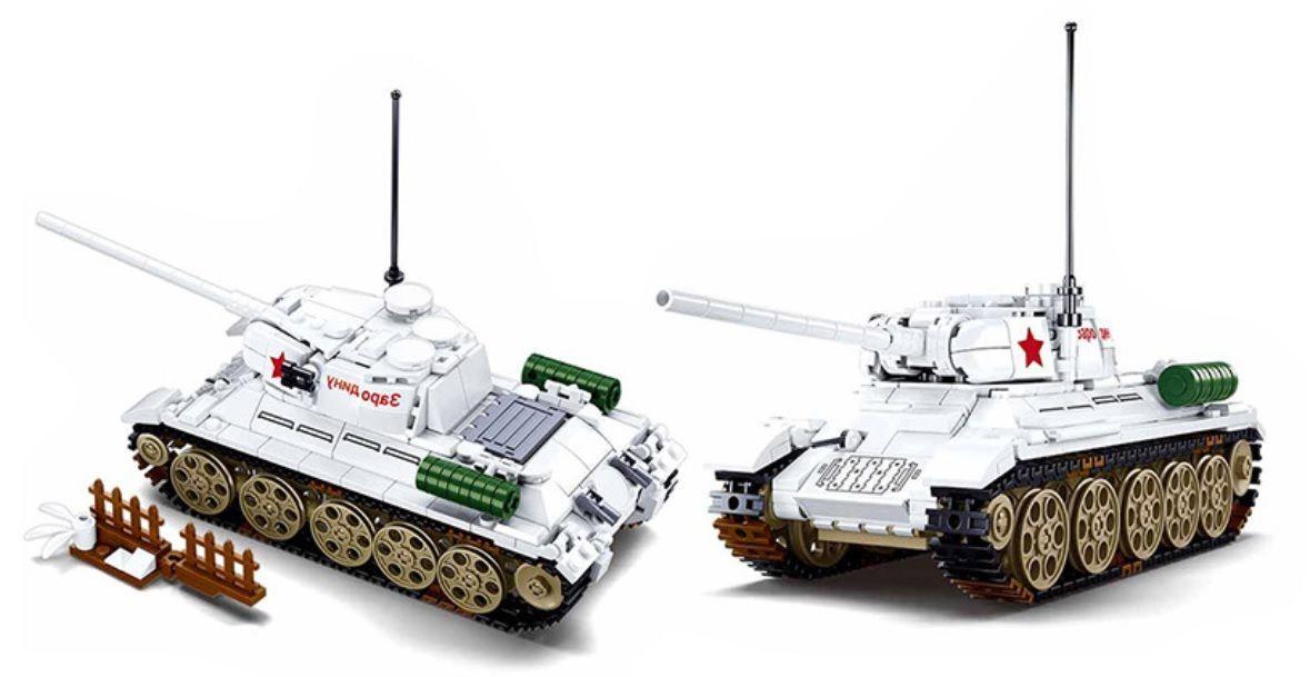 Tanque 2da Guerra Mundial T-34 Blanco RUSO-6