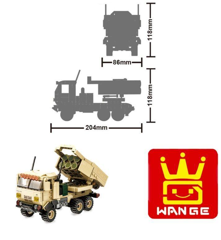 Camion Tanque M142 HIMARS, compatible Lego-2