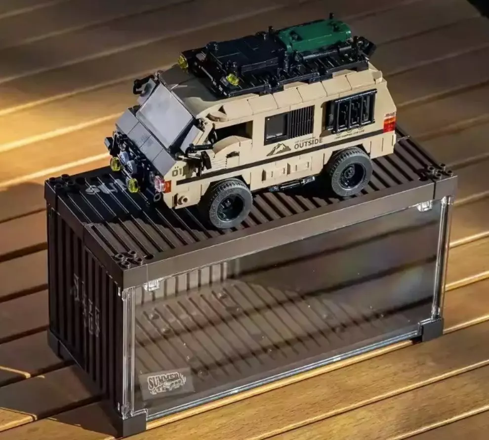 Jeep Auto Camper Van Mitsubishi Delica, compatible Lego-2