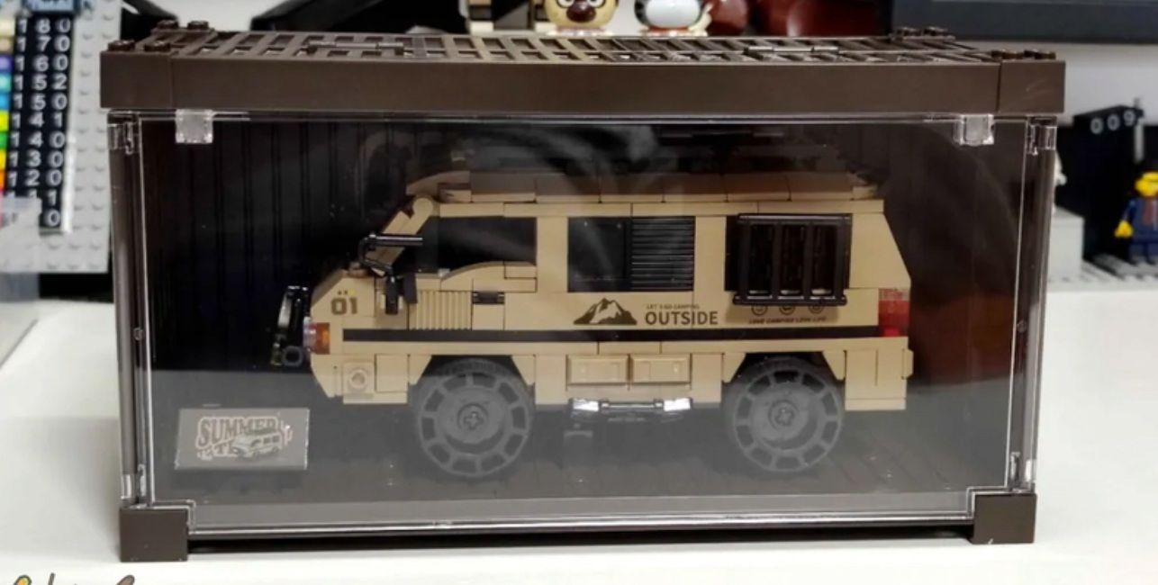 Jeep Auto Camper Van Mitsubishi Delica, compatible Lego-3