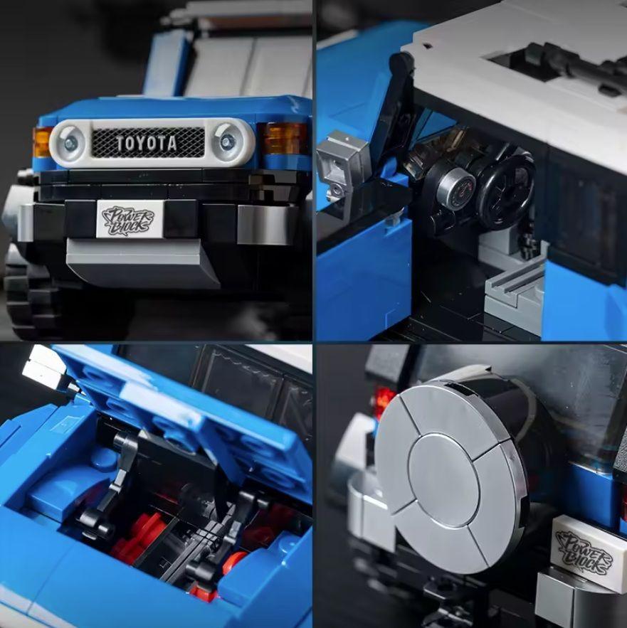 Jeep Auto SUV Toyota FJ Cruiser, Compatible Lego-4