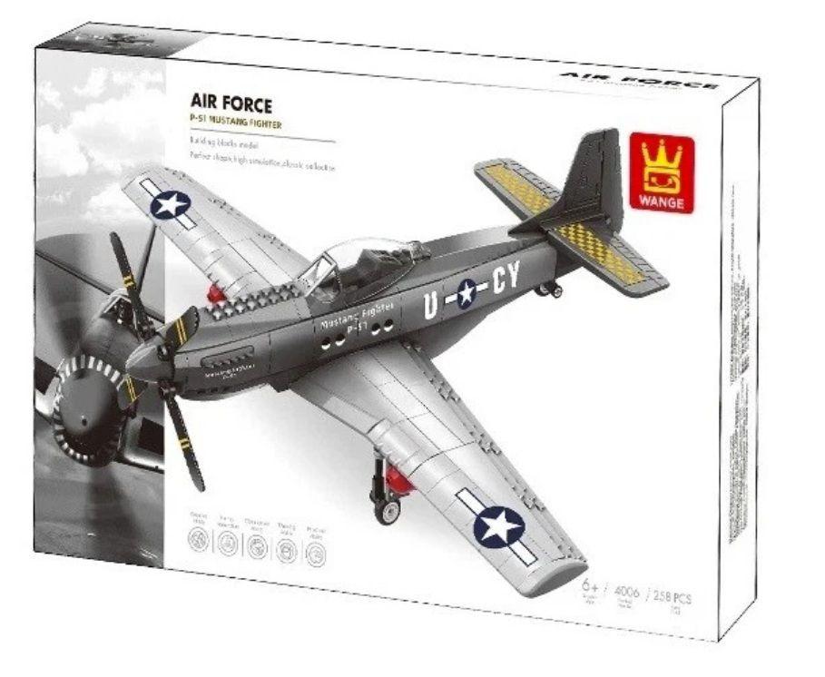 Avión USAF P-51D Mustang, compatible Lego-1