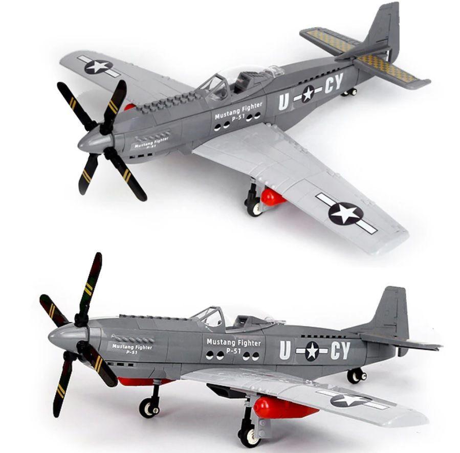 Avión USAF P-51D Mustang, compatible Lego-5