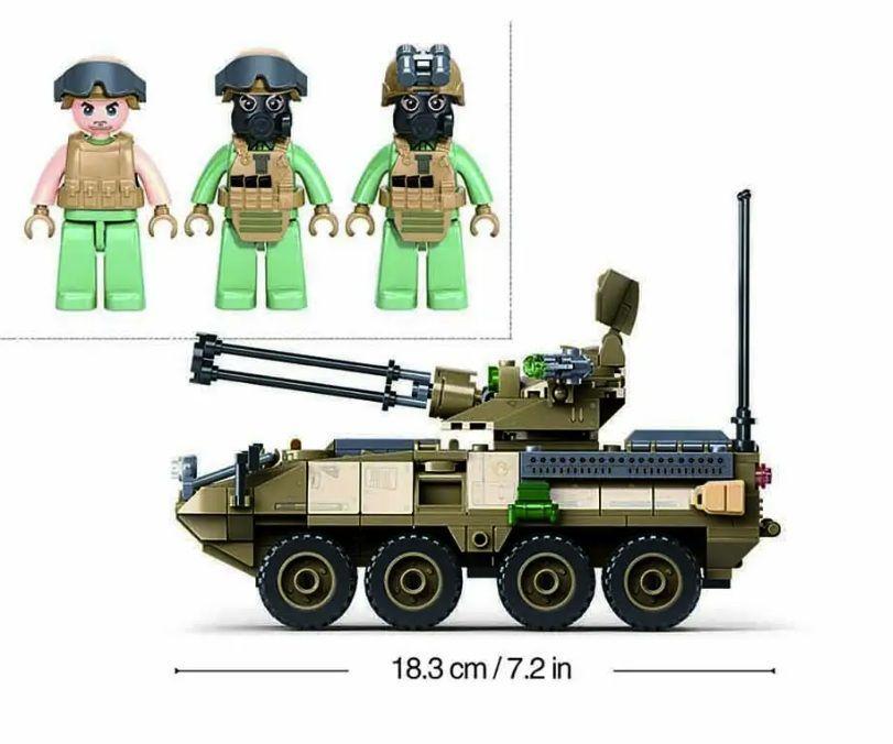 Tanque Blindado M1126 Striker Anti-Aereo, compatible Lego-3