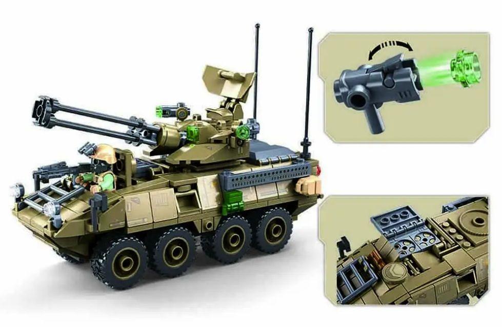 Tanque Blindado M1126 Striker Anti-Aereo, compatible Lego-4
