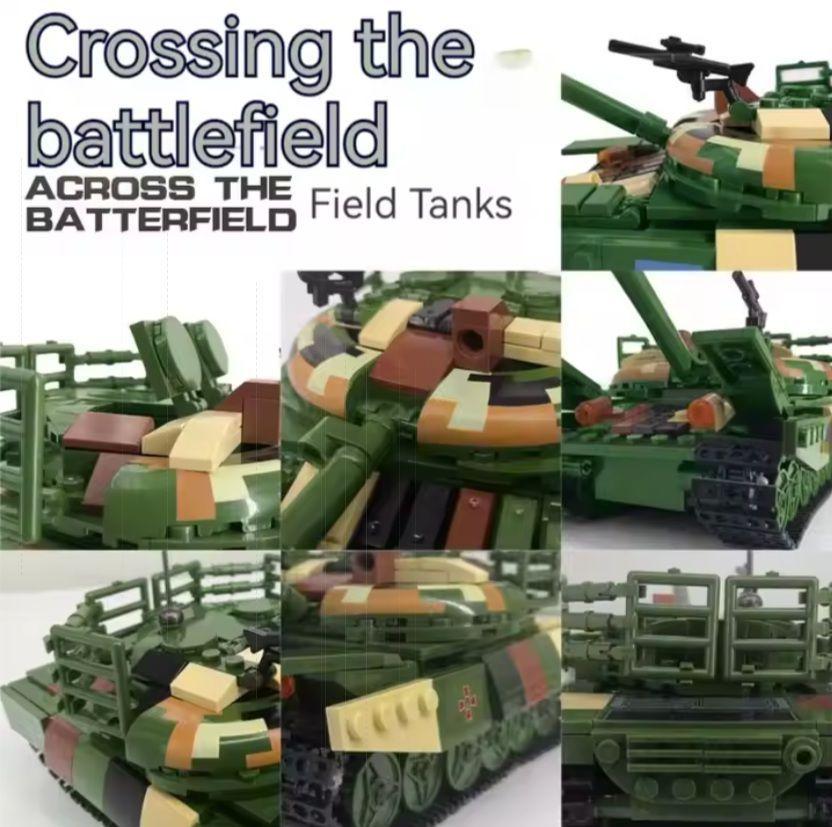 Tanque Armable T-64BM Ucraniano, compatible Lego-4