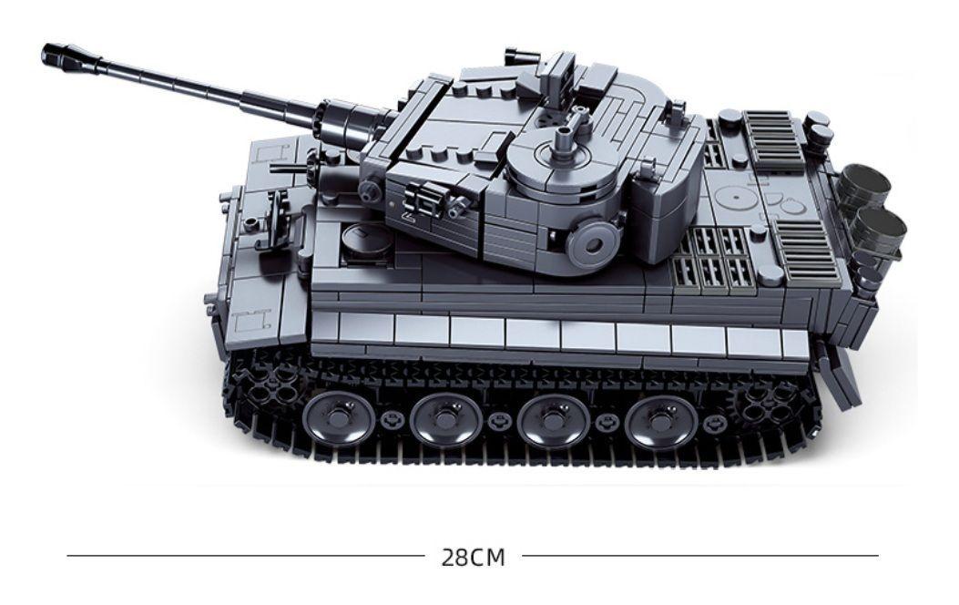 Tanque Armable Panzer VI Tigre 1 a Control Remoto-3