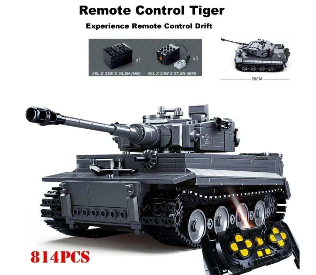 Tanque Armable Panzer VI Tigre 1 a Control Remoto-5
