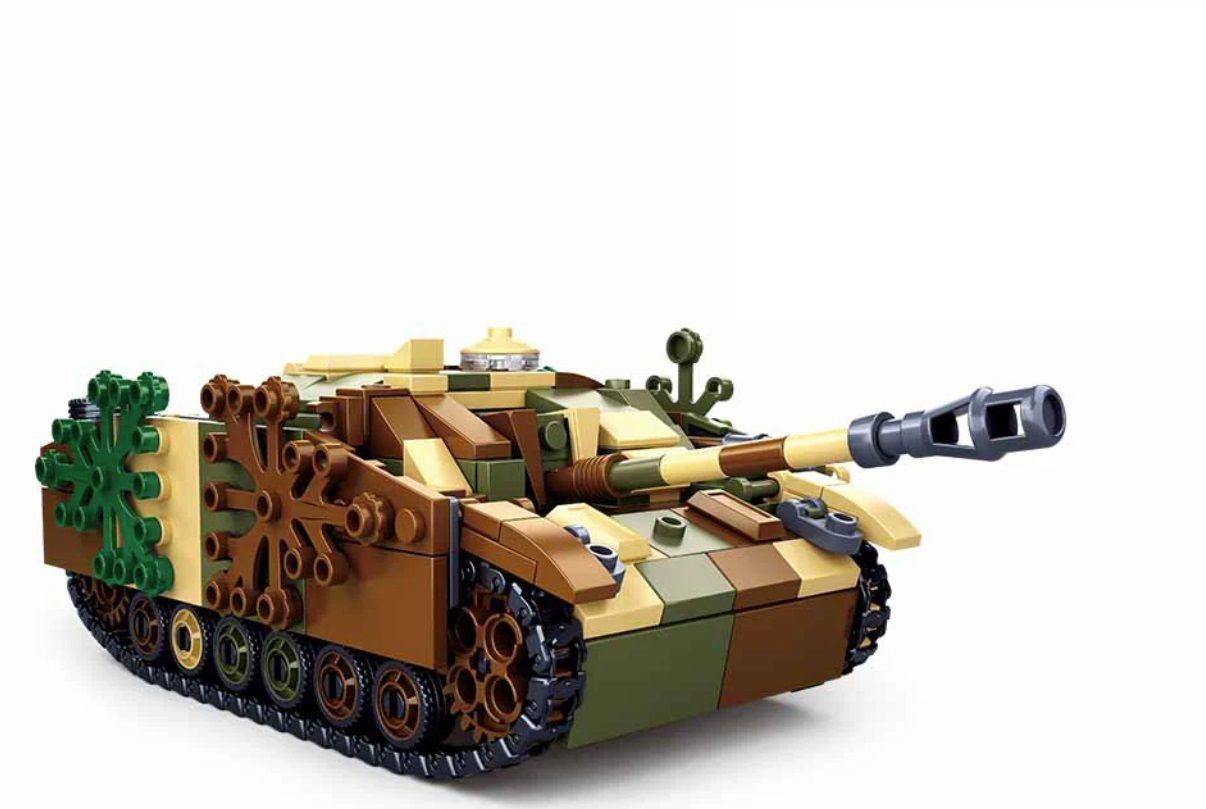 Tanque Aleman STUG III Armable, compatible Lego-2