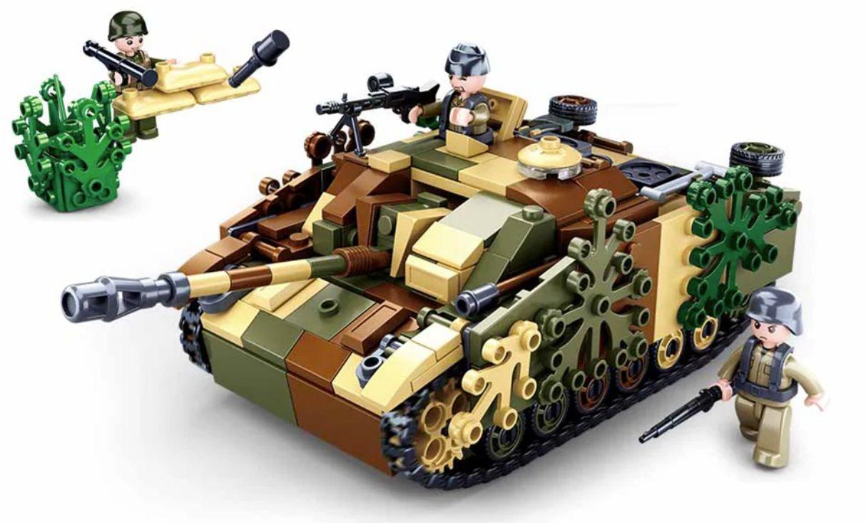 Tanque Aleman STUG III Armable, compatible Lego-4