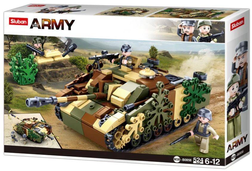 Tanque Aleman STUG III Armable, compatible Lego-5