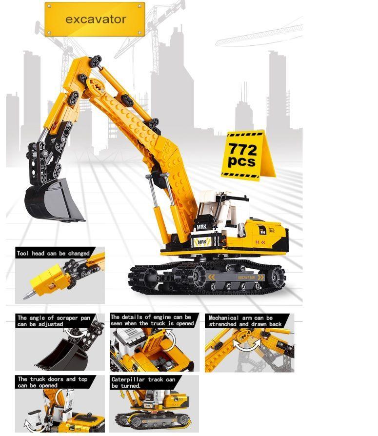 Retroexcavadora Maquinaria de Construcción-6