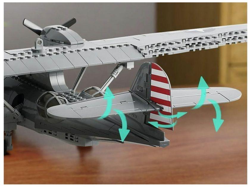 Avión Antisubmarinos PBY-5 Catalina, compatible Lego-4