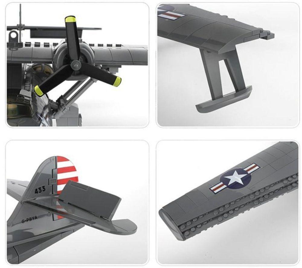 Avión Antisubmarinos PBY-5 Catalina, compatible Lego-7