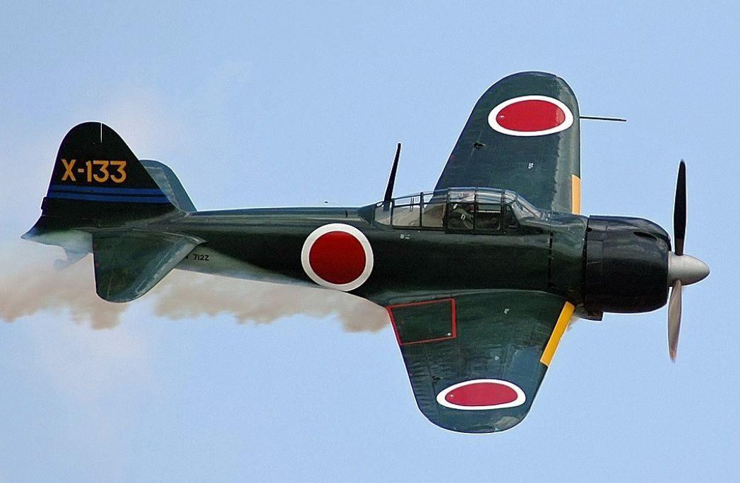 Avion Segunda Guerra Mundial A6M Zero Japones-5