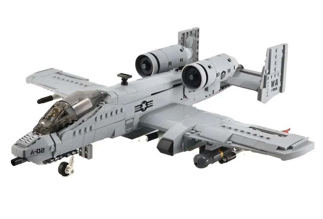 Avión de Ataque USAF A-10C Warthog, compatible Lego-0